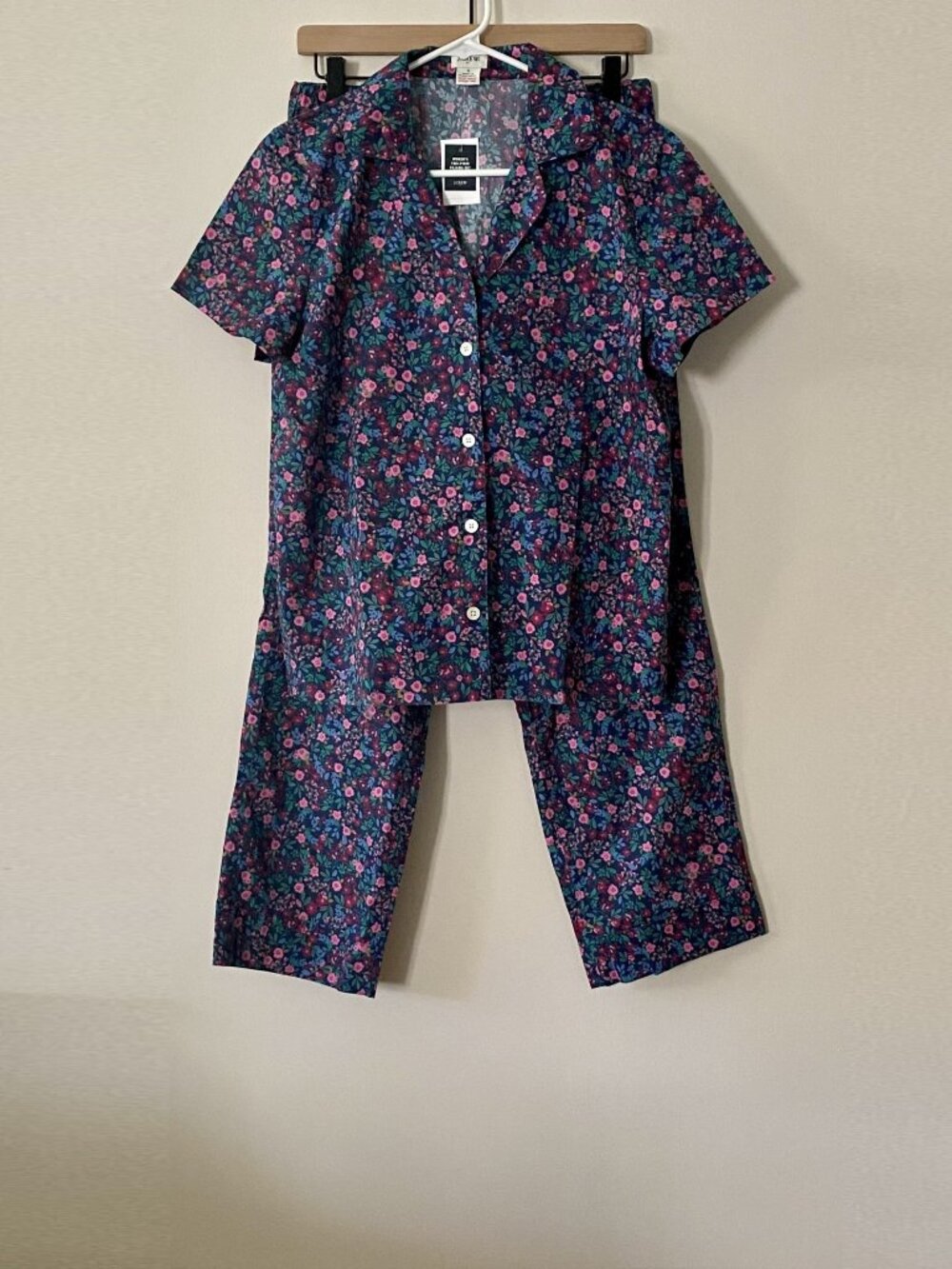 J. Crew Printed Woven Pajama Set NWT - Picture 5 of 11